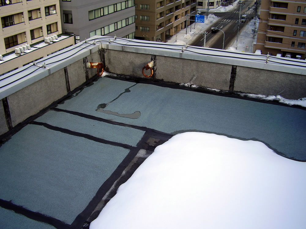 マンション雪庇対策